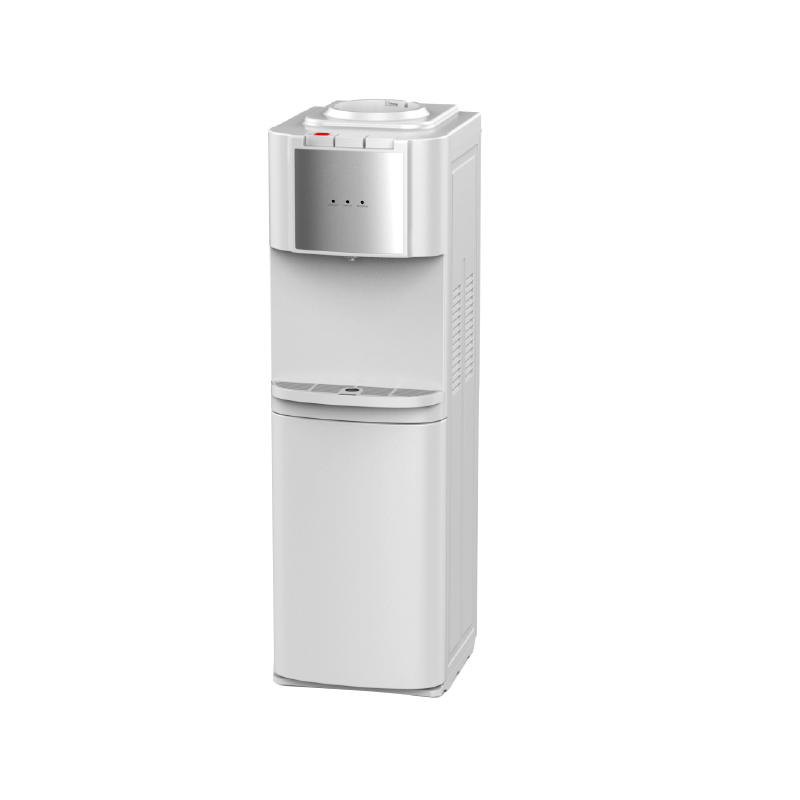 不锈钢冷热水箱带储物柜和压缩机制冷的上置式冷热饮水机