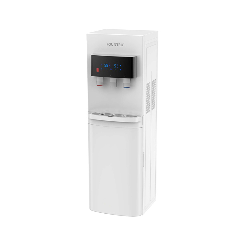 推杯式触摸屏可设置温度和时间的下置式冷热饮水机